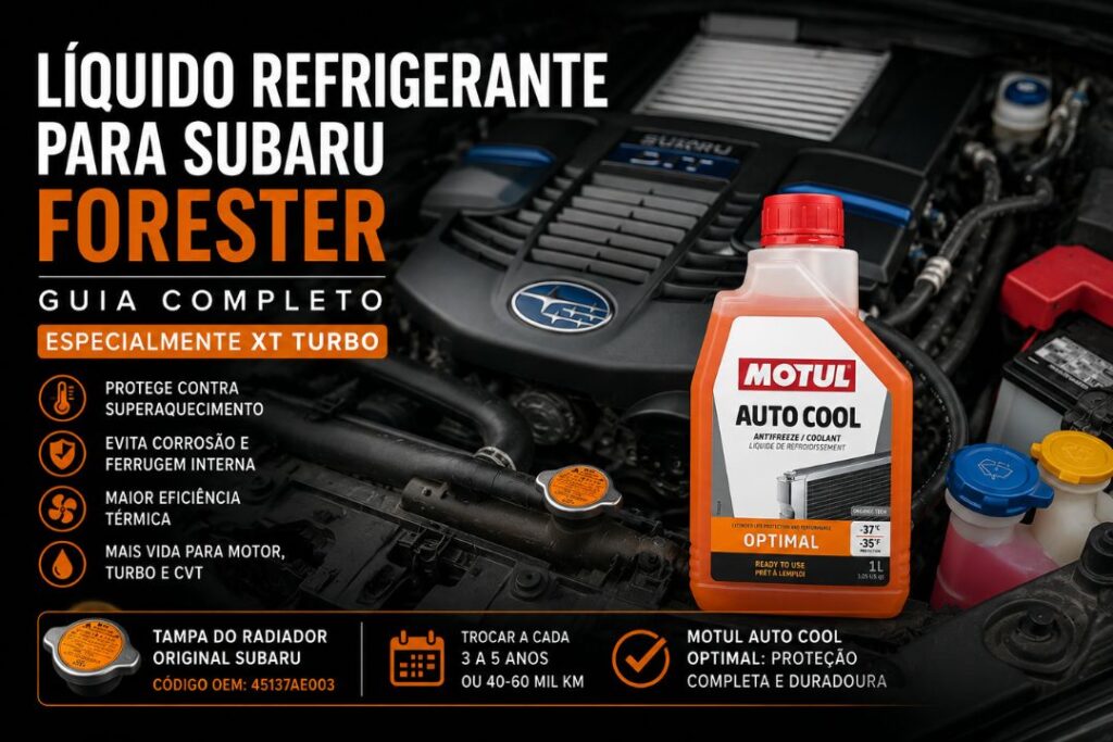 liquido radiador subaru forester XT